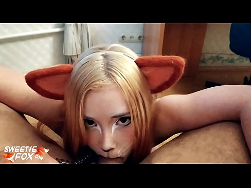 ❤️ Kitsune sluk piel en kom in haar mond ❤️ Harde pornografie by ons ❤